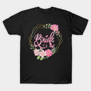 Bride floral design T-Shirt